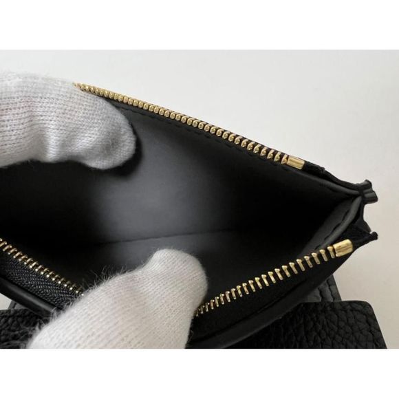 Louis Vuitton Portefeuille Capucines Compact Trifold Wallet Noir Leopard - Picture 6 of 6